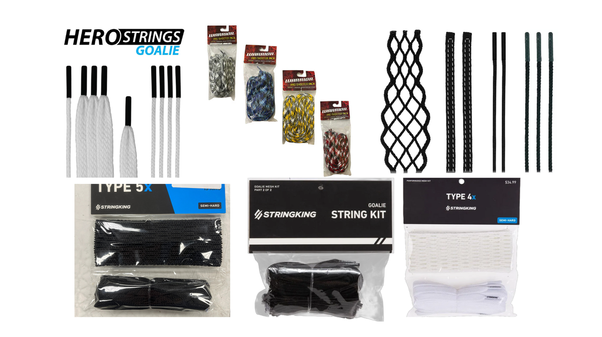 Complete guide to lacrosse shooting strings hero image at Sanderson Lacrosse