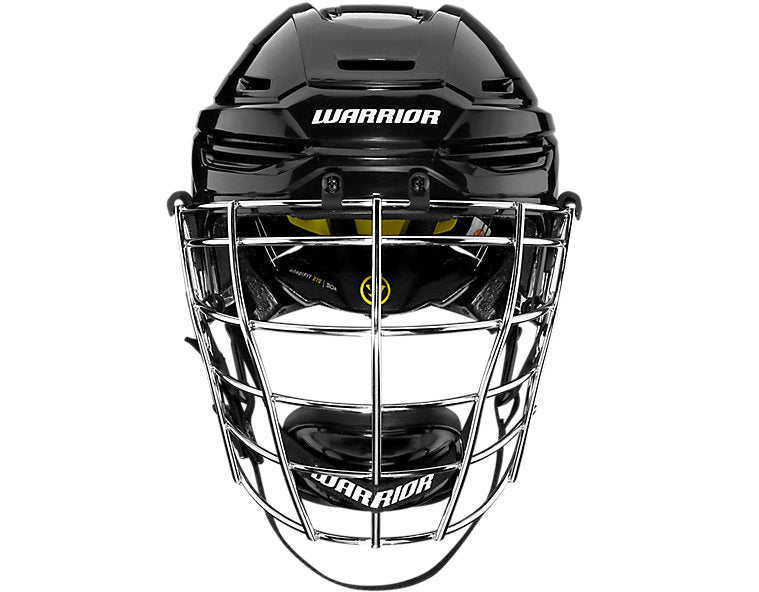 fat kid football helmet Warrior Alpha One Pro Helmet Combo with Fat Boy 2.0 Lacrosse Cage ￼