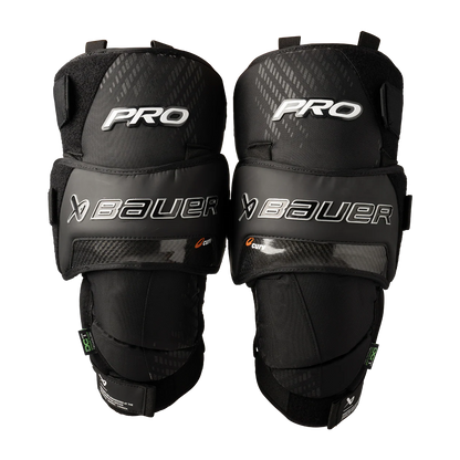 Bauer Pro Senior Goalie Knee Guards (2025) – Hockey & Lacrosse Goalie Knee Protection – Sold as a Pair