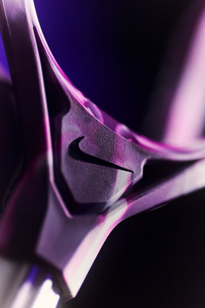Nike L4 Men's Unstrung Lacrosse Head — Purple Marble — Limited Edition