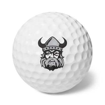 Northmen Lacrosse Custom Golf Balls – 6-Pack with Viking Logo