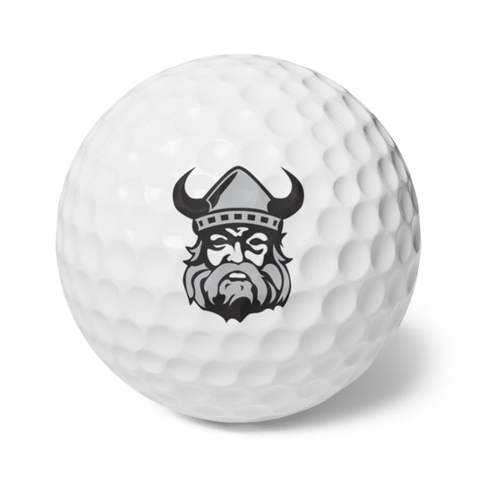 Northmen Lacrosse Custom Golf Balls – 6-Pack with Viking Logo
