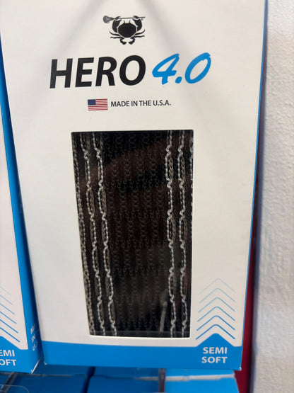ECD Hero 4.0 Semi-Soft Lacrosse Mesh – Tri-Fiber Core – All Colourways