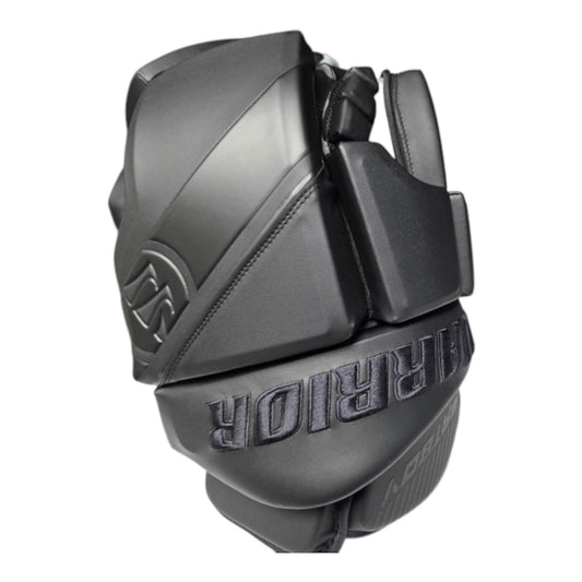 Warrior Fatboy Box Lacrosse Goalie Gloves – Custom Colours – Complete Blackout  - Limited Edition