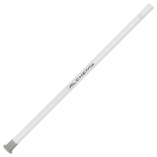 Warrior Alchemy 30 inch attack lacrosse shaft in white - full view