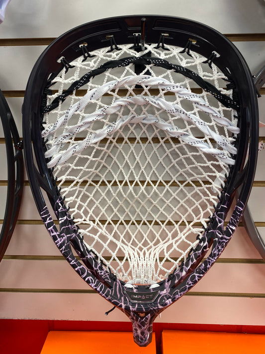 ECD Impact Goalie Head - Pre-Strung - Purple Lighting - Custom Dyed