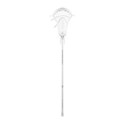 Maverik Ascent Carbon Women's Complete Lacrosse Stick - White, front view