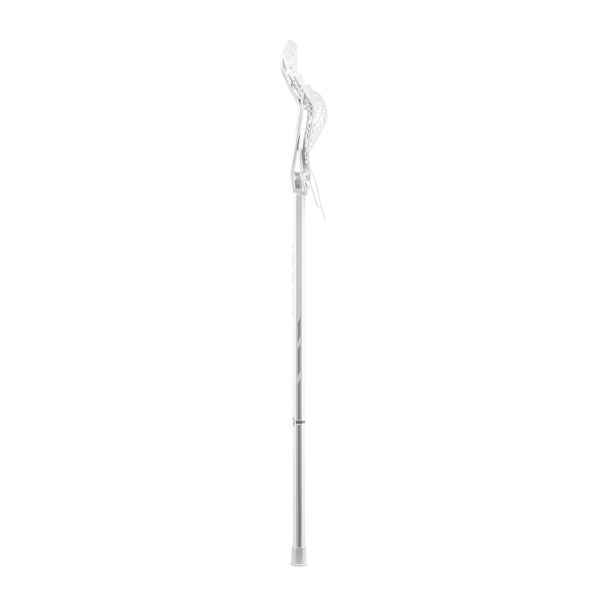 Maverik Ascent Carbon Women's Complete Lacrosse Stick - White, side view