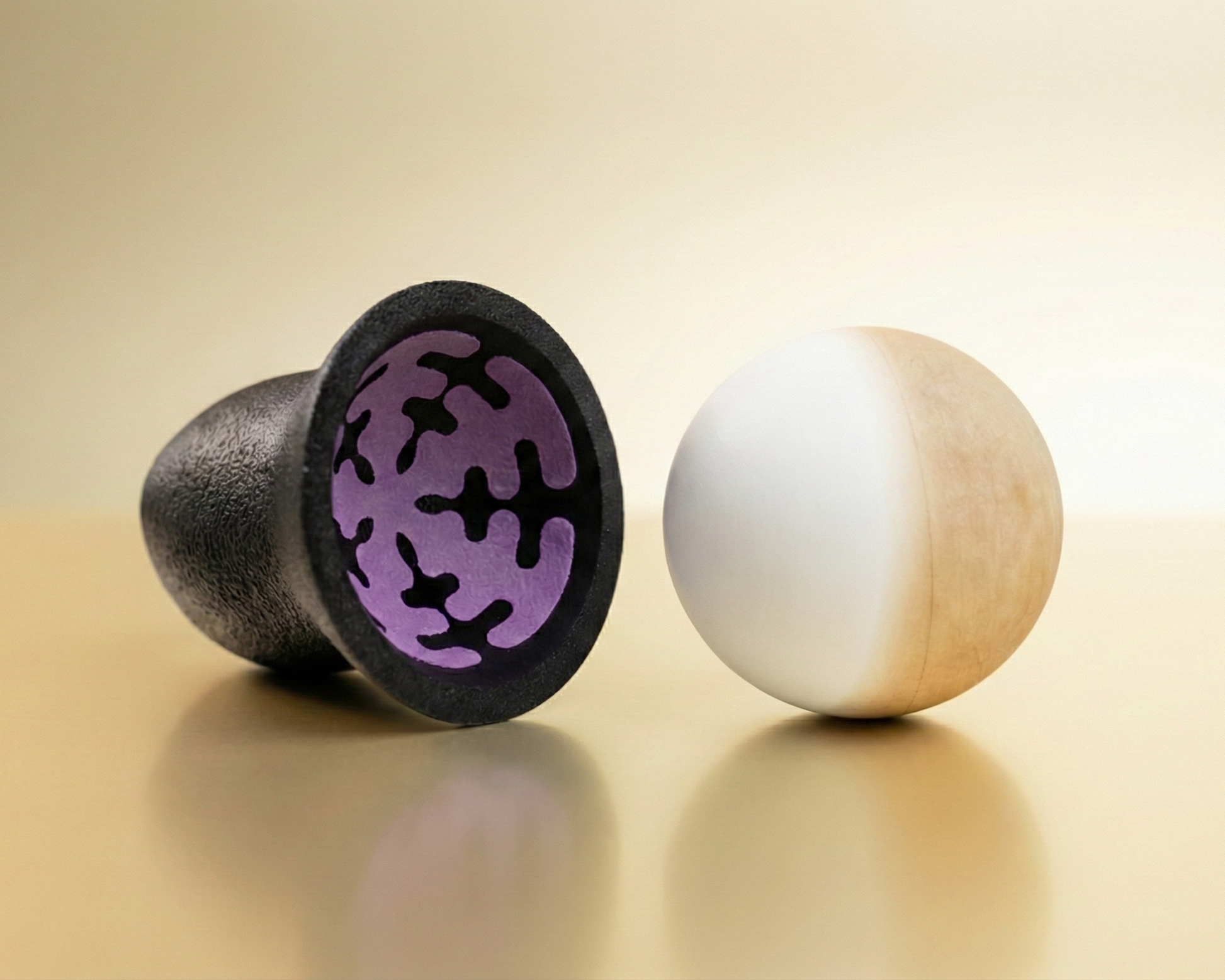 TrueGrip Lacrosse Ball Regripper in black - full product view