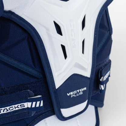 CCM Tacks Vector Plus Junior Hockey Shoulder Pads - 2024