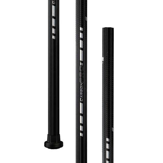 ECD Carbon Pro 4.0 Speed lacrosse shaft, 30 in, Black/Silver