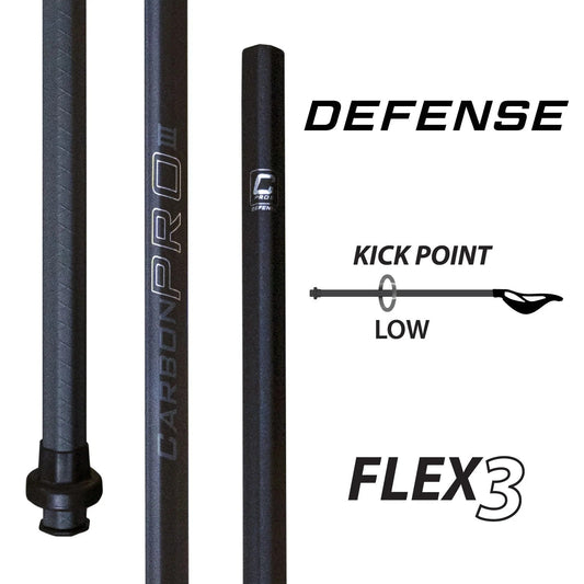 ECD Carbon Pro 3.0 - Defense Shaft - Long Pole - Field Lacrosse
