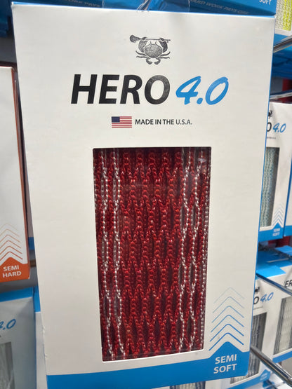 ECD Hero 4.0 Semi-Soft Lacrosse Mesh – Tri-Fiber Core – All Colourways