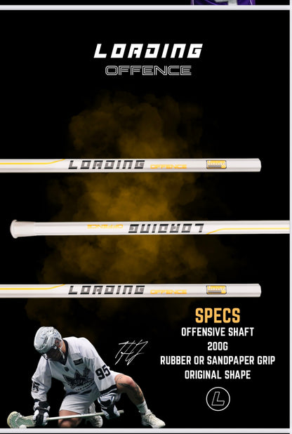 Loading NLL Offence Lacrosse Shaft | Rubber Grip