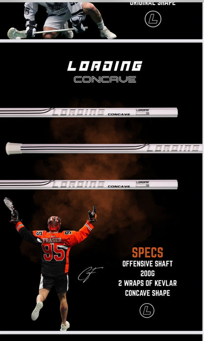 Loading Concave Attack Lacrosse Shaft
