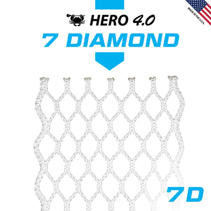ECD Hero 4.0 Semi-Soft Lacrosse Mesh – Tri-Fiber Core – All Colourways