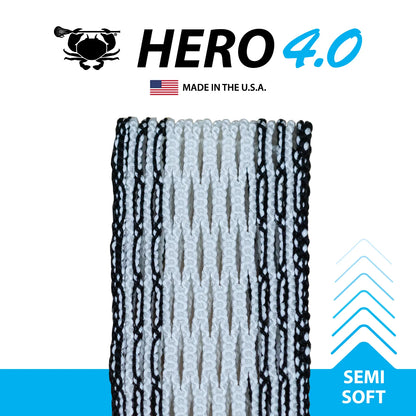 ECD Hero 4.0 Semi-Soft Lacrosse Mesh – Tri-Fiber Core – All Colourways