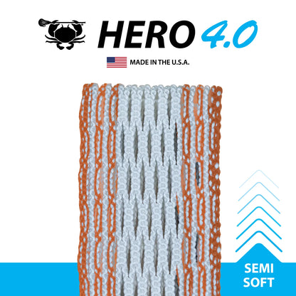ECD Hero 4.0 Semi-Soft Lacrosse Mesh – Tri-Fiber Core – All Colourways