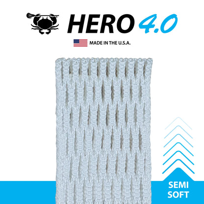 ECD Hero 4.0 Semi-Soft Lacrosse Mesh – Tri-Fiber Core – All Colourways