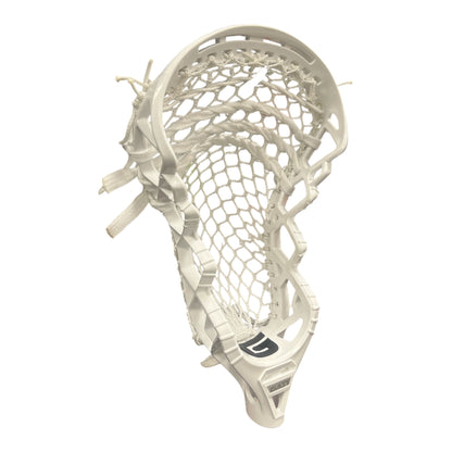 Gait D3 Lacrosse Head – White Pre-Strung with StringKing Type 5s Mesh