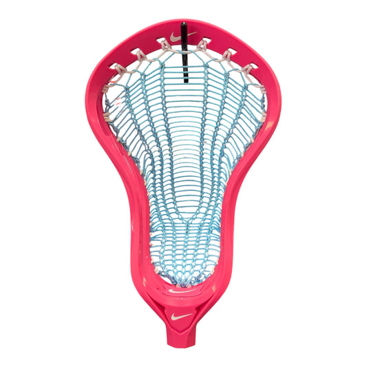Nike L4, pink pre-strung university blue mamba armour mesh ￼