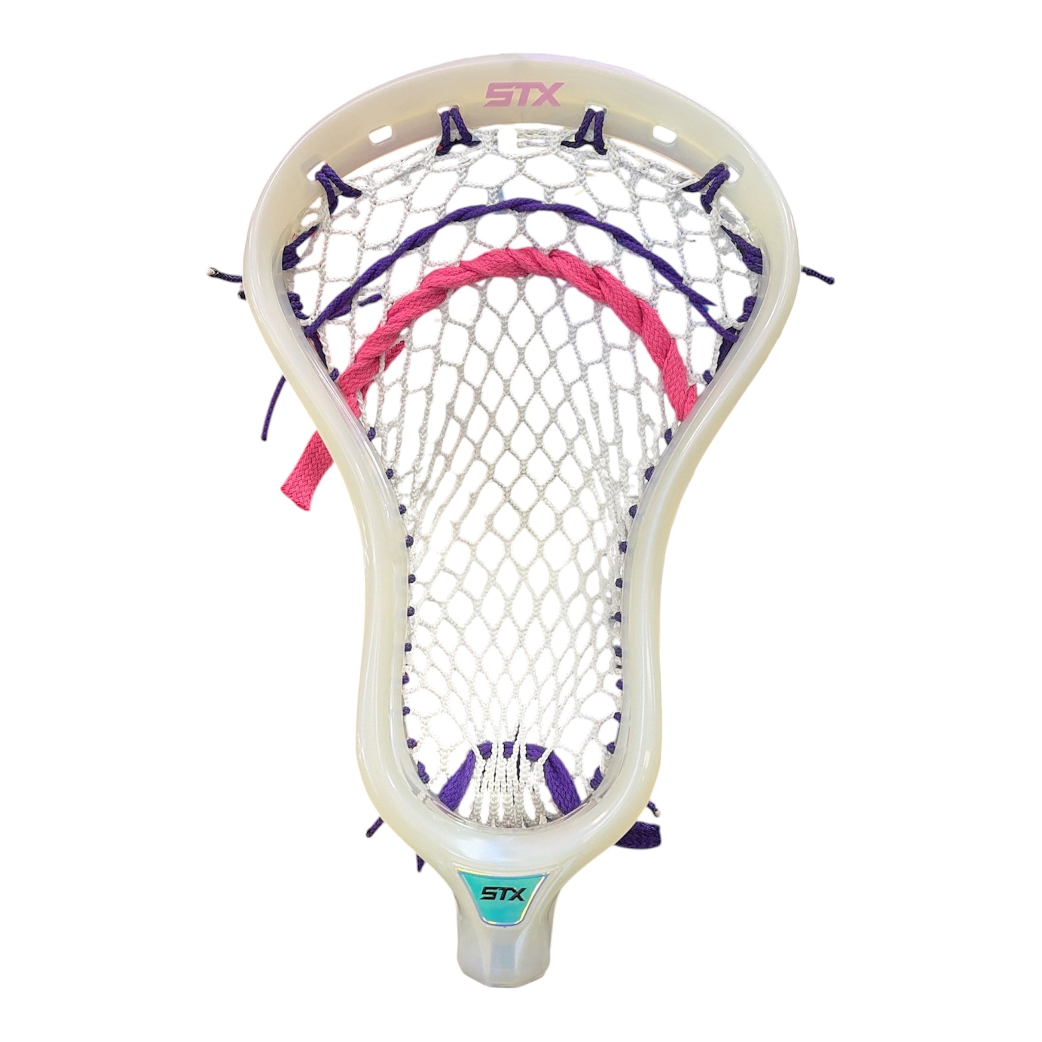 STX Stallion Prism Pearl Lacrosse Head – Pre-Strung StringKing