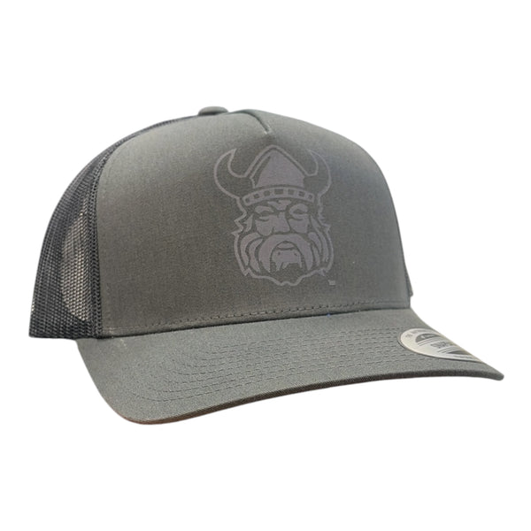Orangeville Northmen Lacrosse snapback hat with embroidered Viking crest, product detail