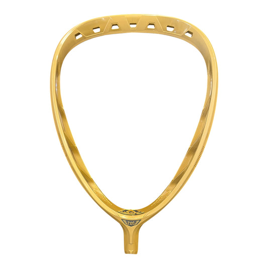 Warrior Answer Lacrosse Goalie Head – Unstrung – Gold / White / Black
