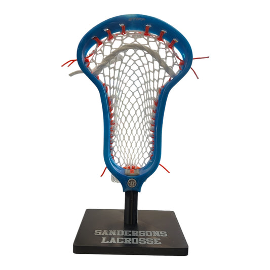 Warrior burn face off head marble, blue stiffer strung 4f mesh
