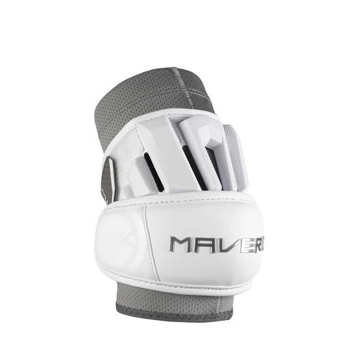 Maverik Max Lacrosse Elbow Pads White 2025