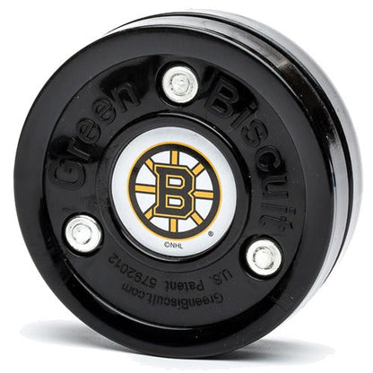 Green Biscuit NHL Pucks - Boston Bruins