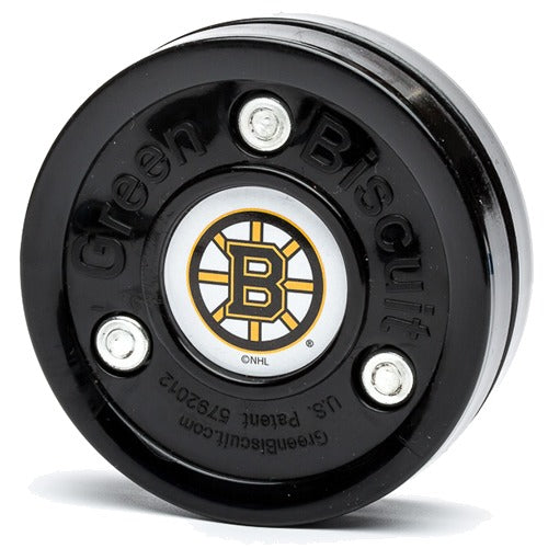 Green Biscuit NHL Pucks - Boston Bruins