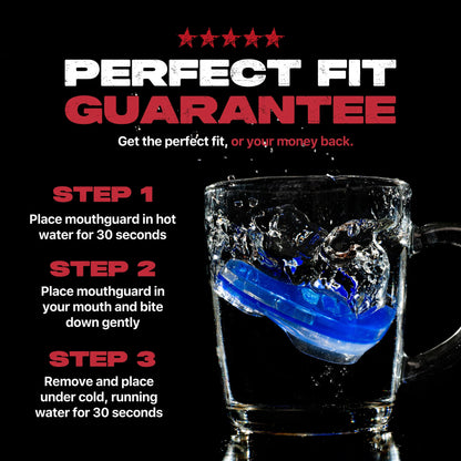 SafeJawz Ortho Series Mouthguard – Ice Blue (for Braces)
