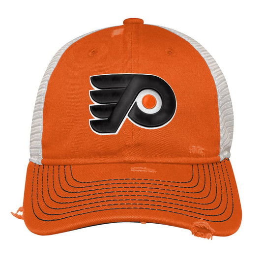 Philadelphia Flyers Youth Slouch Trucker Adjustable Hat - Youth