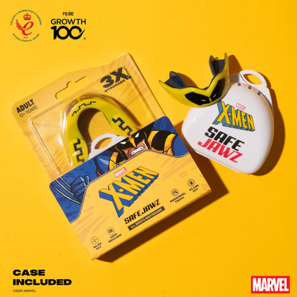 SafeJawz Marvel X-Men Wolverine Mouthguard Junior – case included with mouthguard – Sanderson Lacrosse