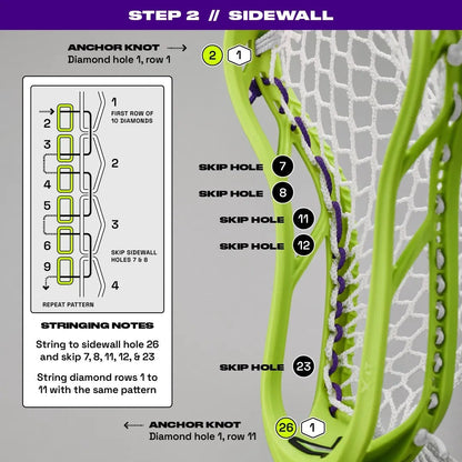 STX X-IT Faceoff Lacrosse Head