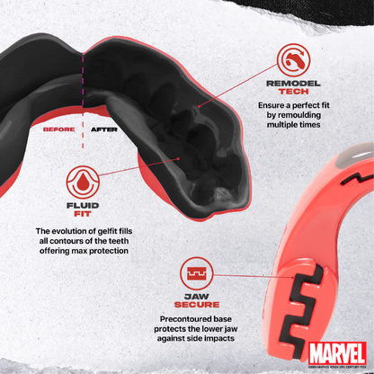 SafeJawz Marvel Deadpool Mouthguard – Adult