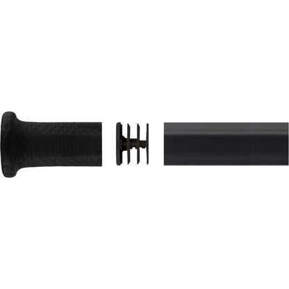 Stringking Composite 3 Pro Lacrosse Shaft – 30" – Carbon Fiber – White / Black