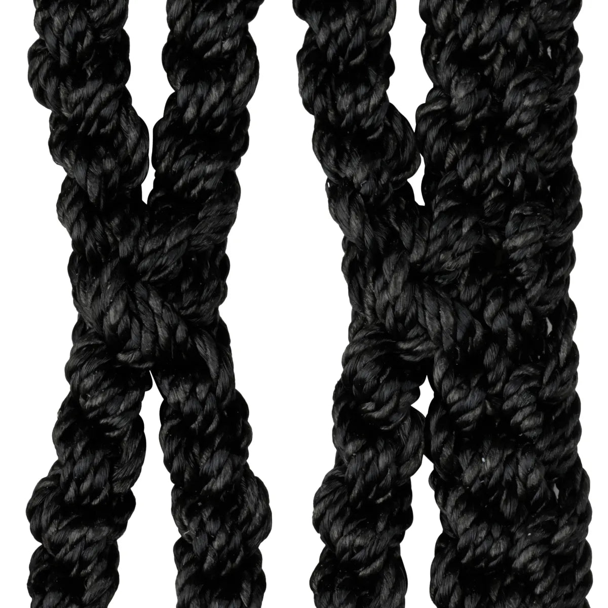 StringKing Grizzly 2X Goalie Mesh Kit - Black - Zoomed Pillar Detail