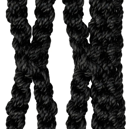 StringKing Grizzly 2X Goalie Mesh Kit - Black - Zoomed Pillar Detail