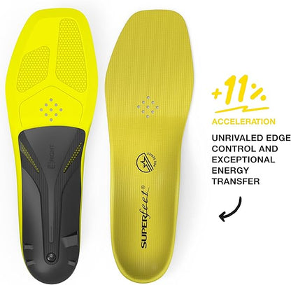 Superfeet Hockey Performance Insoles - Carbon Fiber Inserts for Hockey Skates - Professional Grade