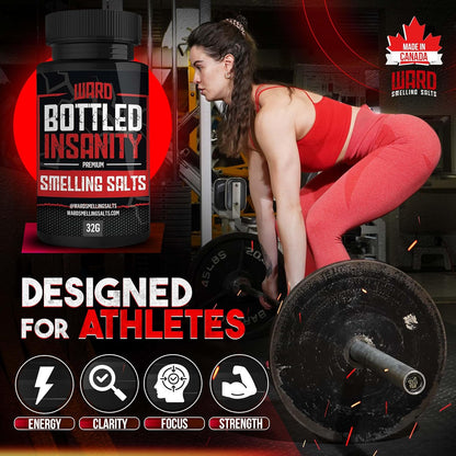 Ward Smelling Salts Bottled Insanity Smelling Salts for Athletes