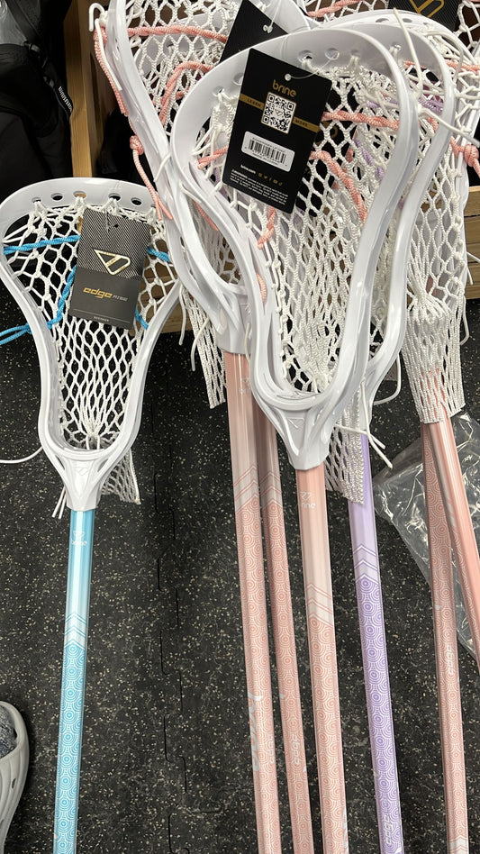 Brine Edge Rise Beginners Girls Field Lacrosse Complete Stick