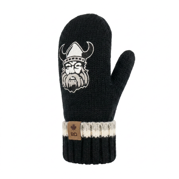 Orangeville Northmen Bardown Mitts – Official Team Mitts – three-quarter right view