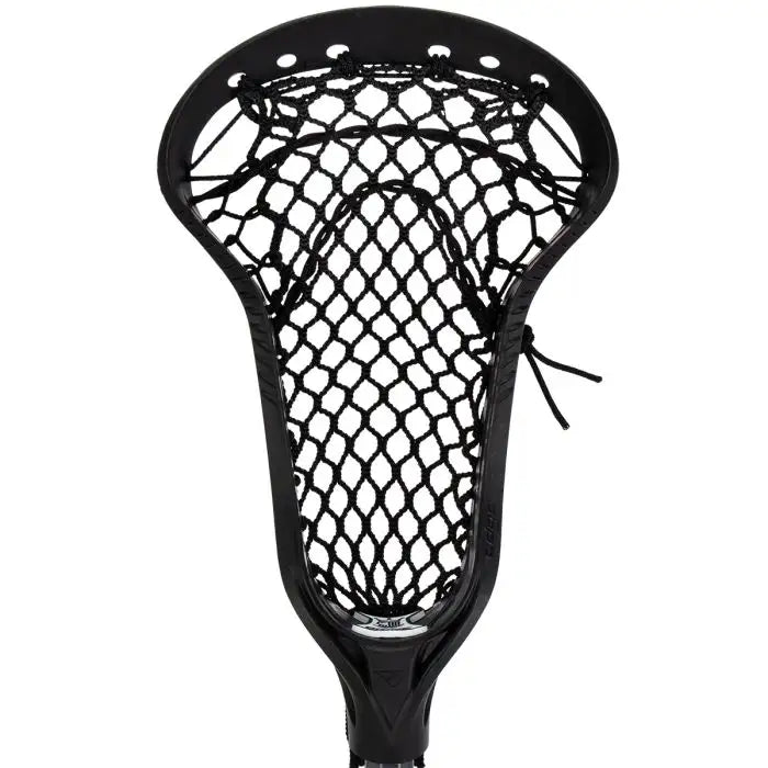 Black lacrosse head on a white background