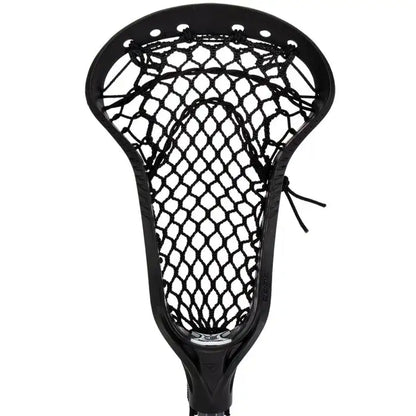 Black lacrosse head on a white background