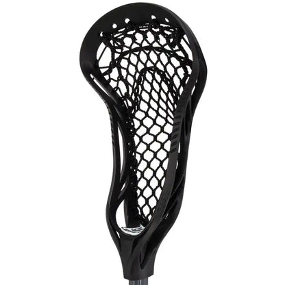 Black lacrosse head on a white background