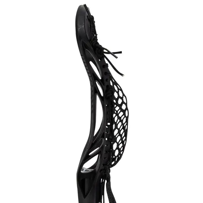 Black brine edge lacrosse head on a white background