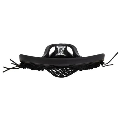 Black brine edge lacrosse head top view on a white background