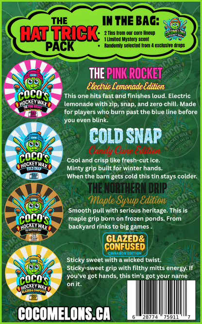 Cocomelons Hat Trick Mystery Pack Hockey Wax